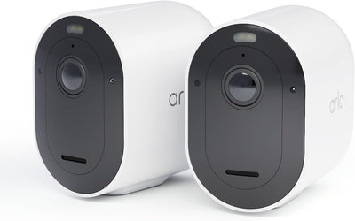 Arlo Pro 5 Überwachungskamera Aussen WLAN, 2K+ HDR Video, Kabellos, Verbesserte Farbnachtsicht, 160°