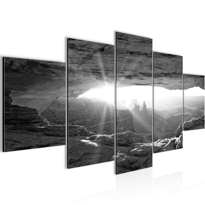 Runa Art Wandbilder Grand Canyon 5 Teilig Bild auf Vlies Leinwand Deko Wohnzimmer Schlafzimmer Berge