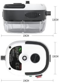 Decdeal Dampfreiniger Steamer,Dampfdruck: 3 bar,Mit 3 verschiedenen Bürstenköpfen,2500W,6 Geschwindi