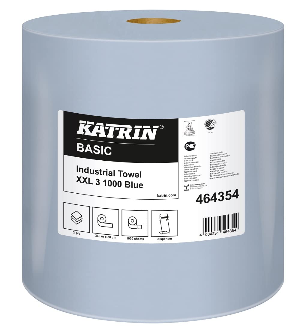 Format 4004231464354 - K-Rolle blau 3-lagig 38x36cm 1000 Blatt