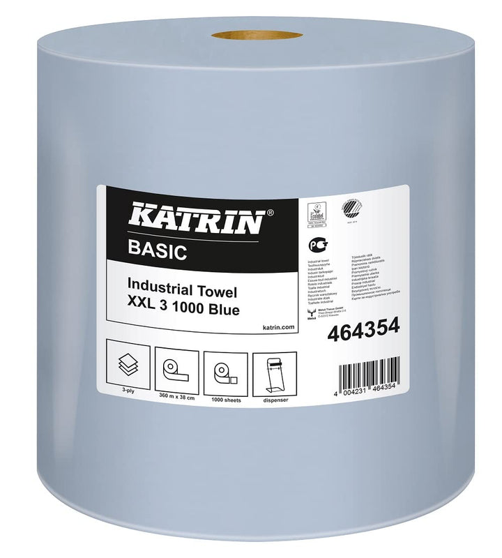 Format 4004231464354 - K-Rolle blau 3-lagig 38x36cm 1000 Blatt