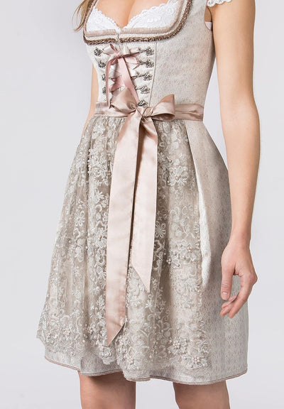 Stockerpoint Damen Evianne Kleid 32 Taupe, 32 Taupe