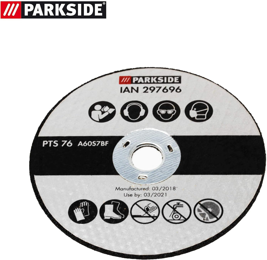 Parkside 297696 Ersatztrennscheiben für Parkside Winkelschleifer PWSA 12 Li A1 LIDL IAN 10 Stück