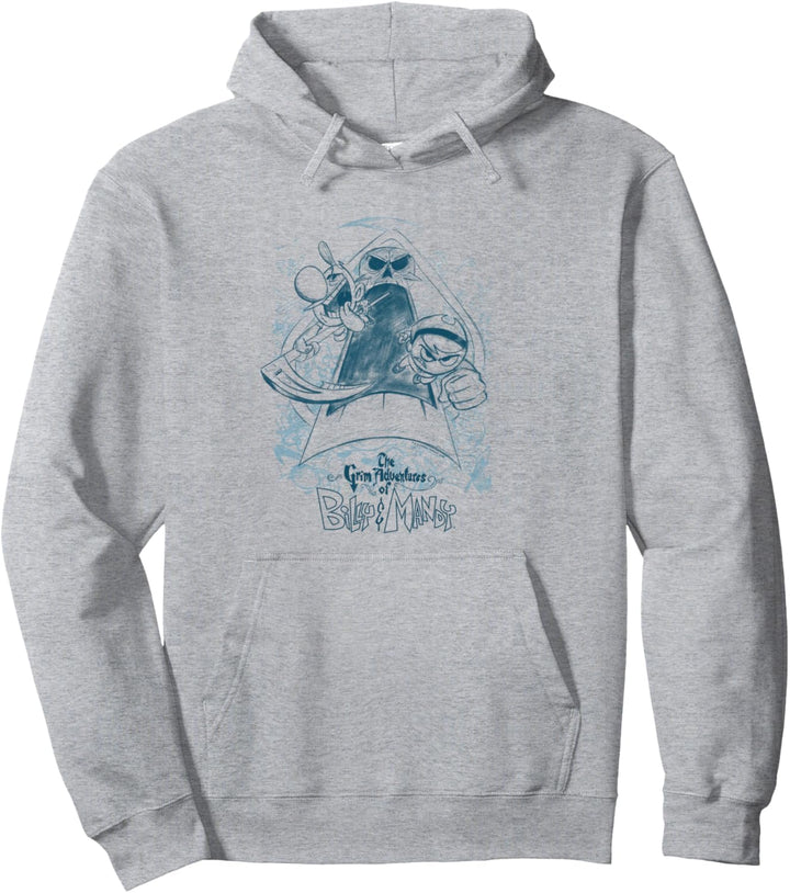 The Grim Adventures of Billy & Mandy Sketched Pullover Hoodie