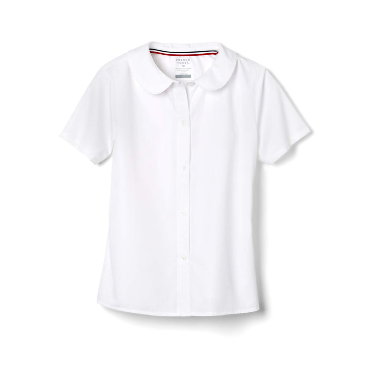 French Toast Mädchen Button Down Hemd, 4 Jahre Weiß