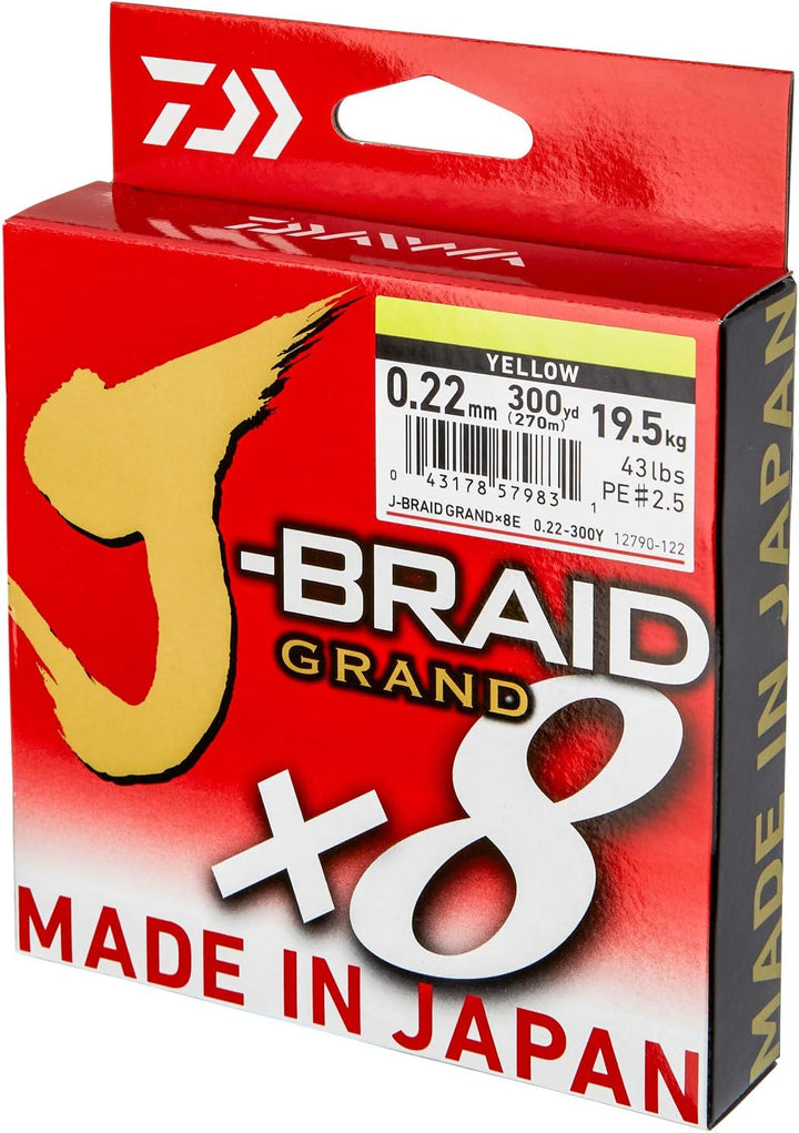 Daiwa - Fishing Braid J Braid Grand 20/100 270 M - Gray - 12793120