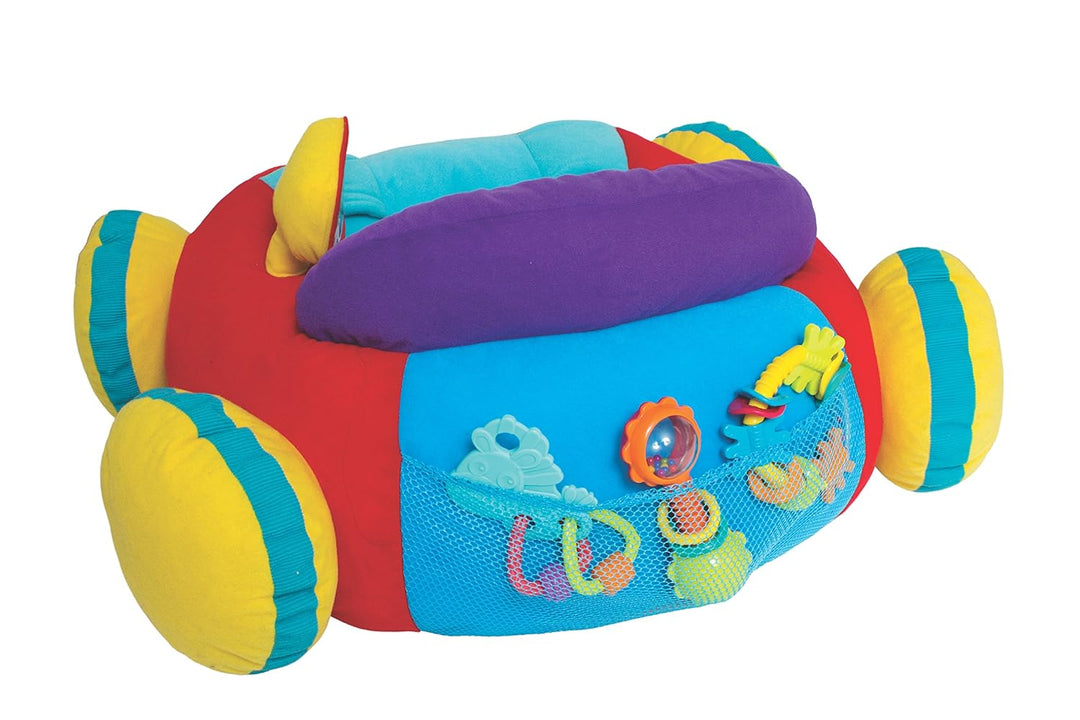 Playgro Tumble Jungle Peek in Roller P Plüschauto in versandfähiger nachhaltiger Verpackung, Plüscha