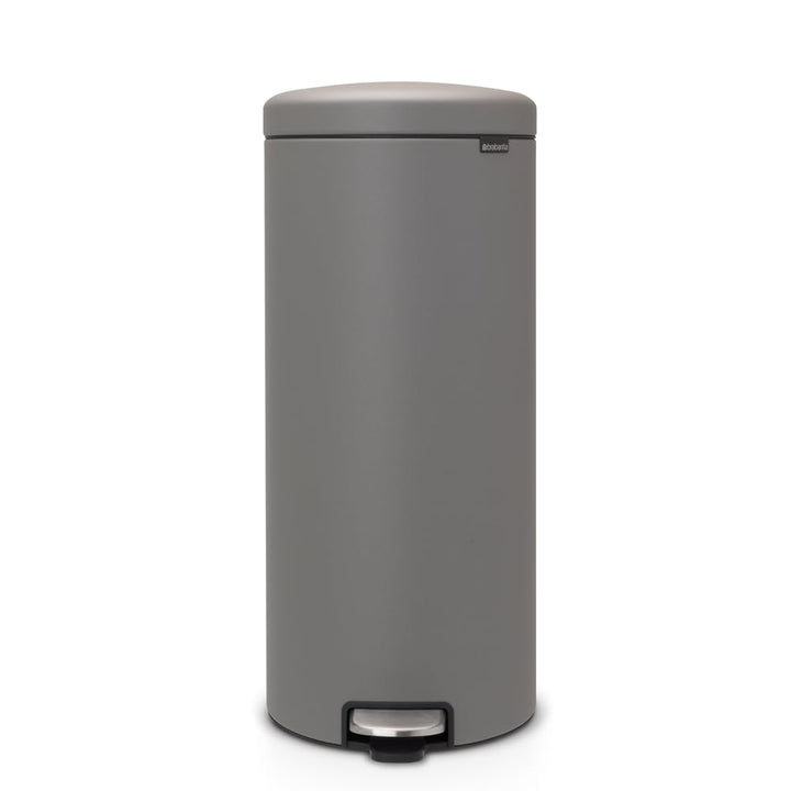 Brabantia Treteimer newIcon, 30 L Mineral Concrete Grey 34x30x68cm, Mineral Concrete Grey 34x30x68cm