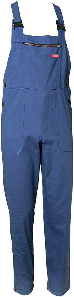 Planam Grösse 52 Herren BW 290 Latzhose Kornblau Modell 0121, 52