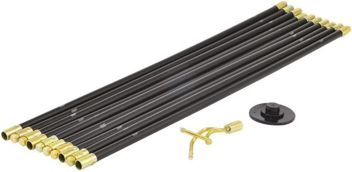 Rolson 60967 Rohrreinigungsschlauch-Set mit Zubehör, 12 Teile