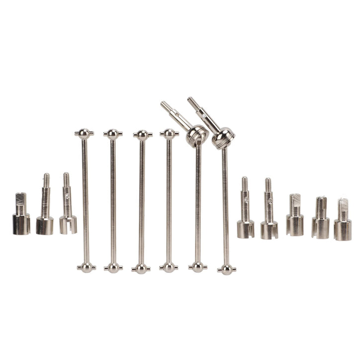 VGEBY RC CVD-Antriebswellen-Kit, Upgrade-Teil aus Metall mit Gelenkschalen-Hundeknochen für WLtoys 1
