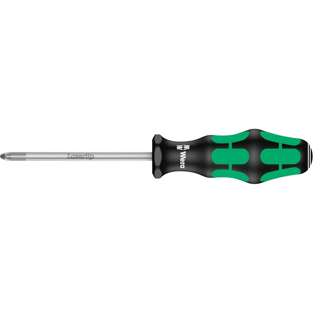 Wera 009319 Kraftform 355 Pozidriv-Schraubendreher 2 x 300 mm (Grossbritannien Import), 1 Stück PZ 2