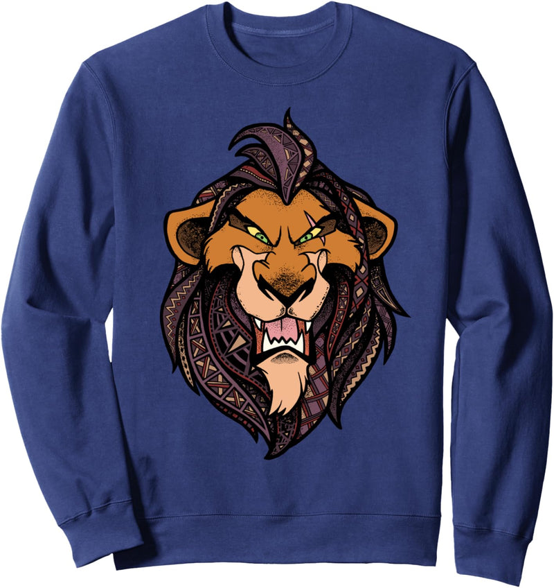 Disney The Lion King Scar Geometric Mane Poster Sweatshirt