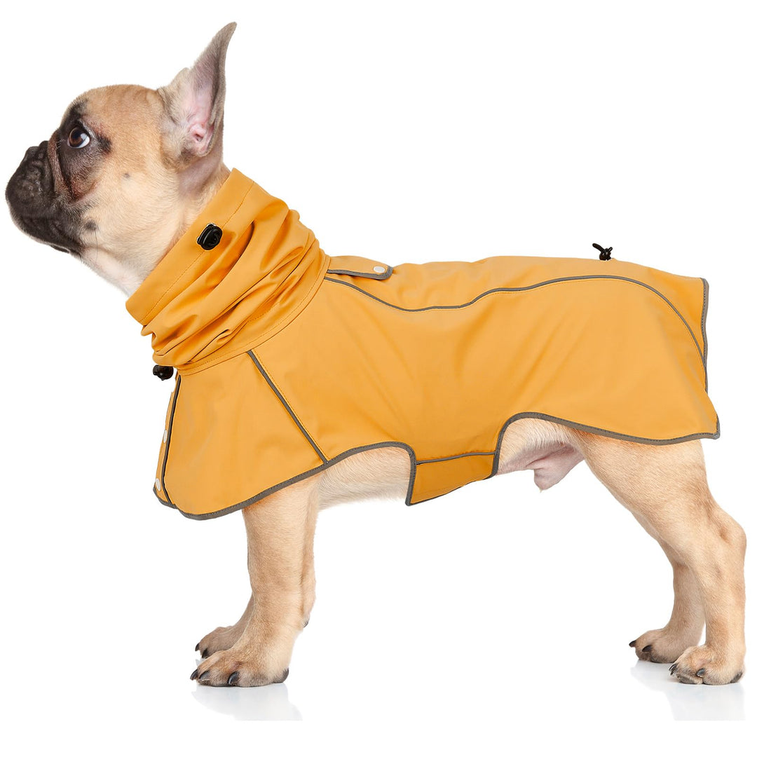 Hunderegenmantel - Wasserdichter Regenjacke für Hunde, Einstellbare Regenmantel für Mittlere, Grosse
