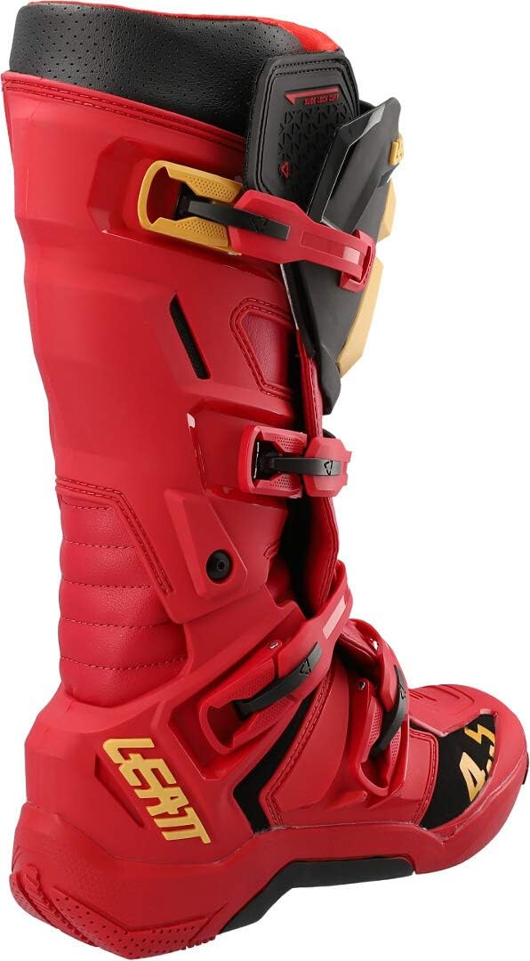 Leatt Unisex Motorradstiefel 45.5 EU Rouge Noir, 45.5 EU Rouge Noir