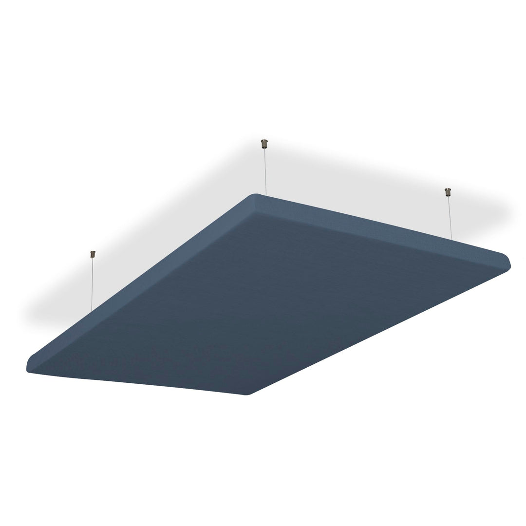 SILENT4® Schallabsorber Decke 114x72x5cm Akustikbild Akustikpaneele aus Akustikvlies, Seilmontage, m