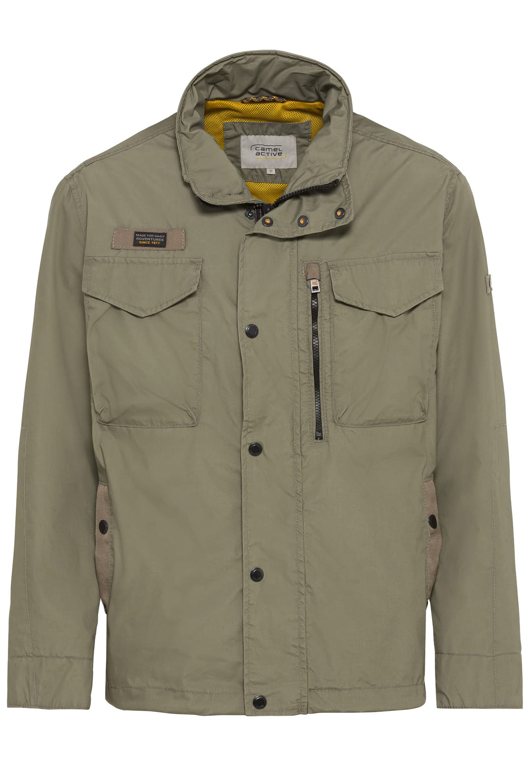 camel active Herren Blouson mit Stehkragen 34 Braun, 34 Braun