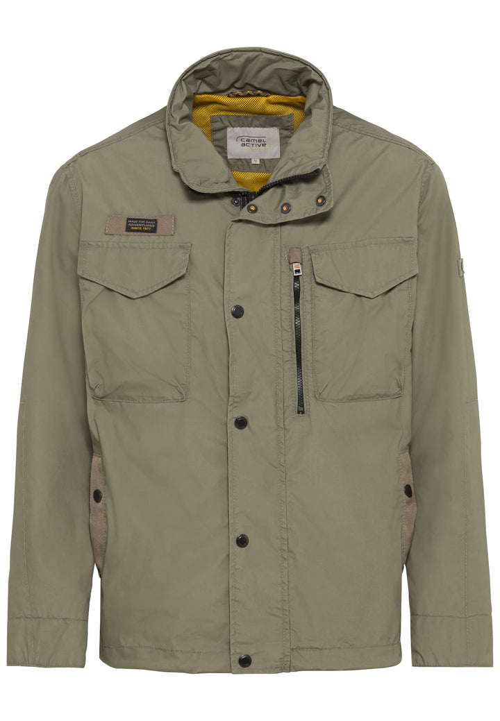 camel active Herren Blouson mit Stehkragen 34 Braun, 34 Braun