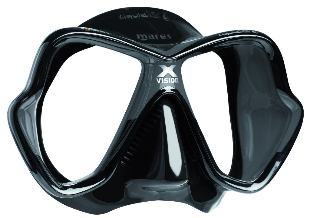 Mares X-Vision LiquidSkin New Tauchermaske 2014 (schwarz/grau/schwarz)