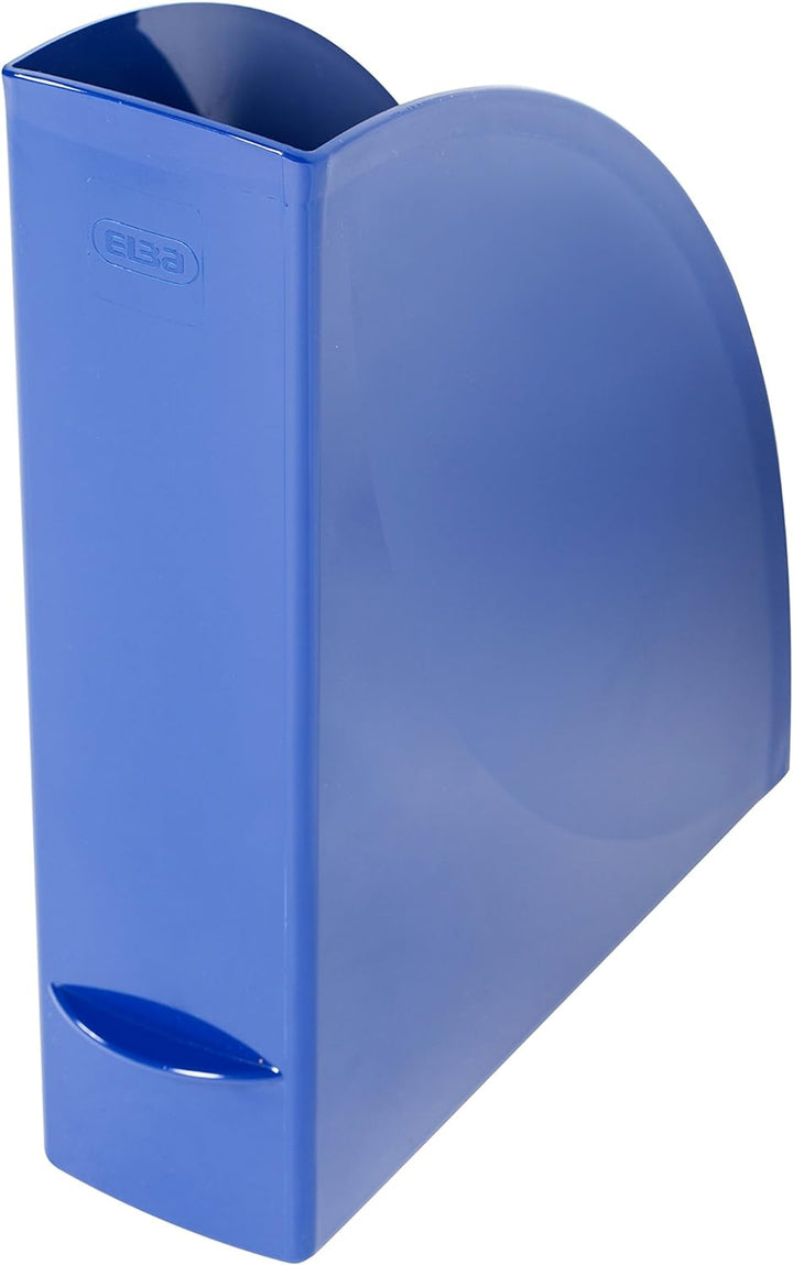 ELBA Stehsammler aus Kunststoff, für A4, blau, 4er Pack, blau