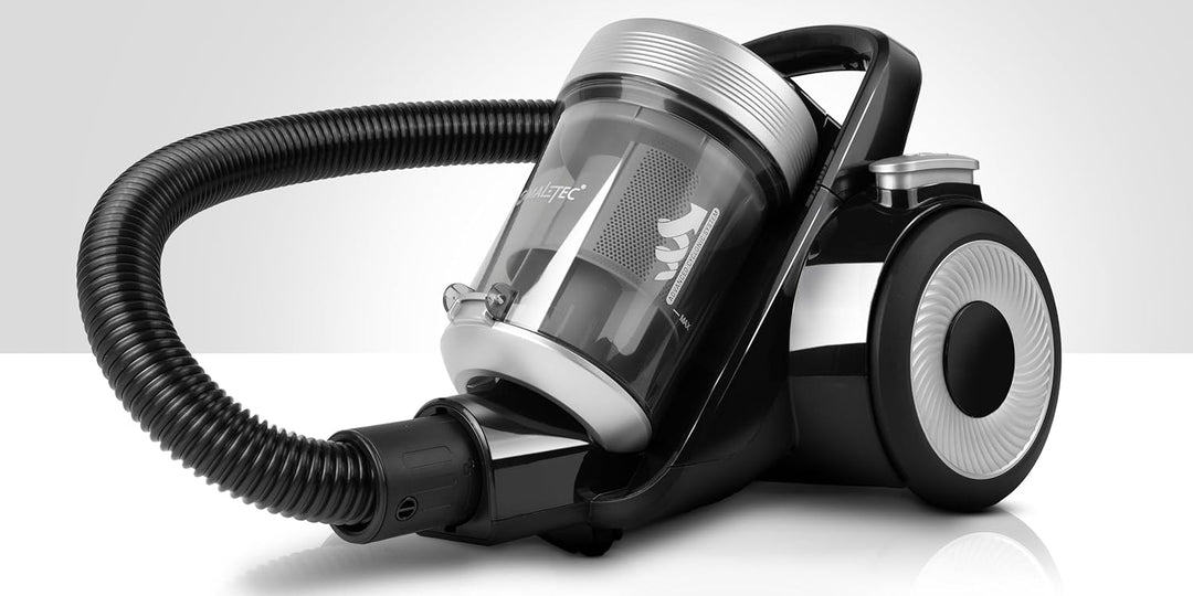 MalTec Staubsauger 2L Zyklonsauger mit HEPA-Filtern beutellos mit Set von Aufsätzen 4000W Bodenstaub
