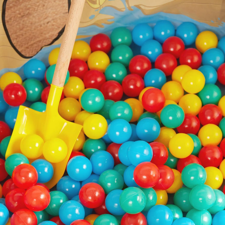 Bieco Bälle für Bällebad | 250 Stück, Grösse ca. 6 cm | Bunte Bälle | Kinder Bällebad Bälle | Plasti