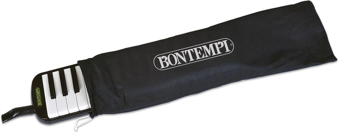 Bontempi 33 3250 - Blasharmonika 32 Tasten mit Metal tonzugen Schwarz/Weiss, Schwarz/Weiß