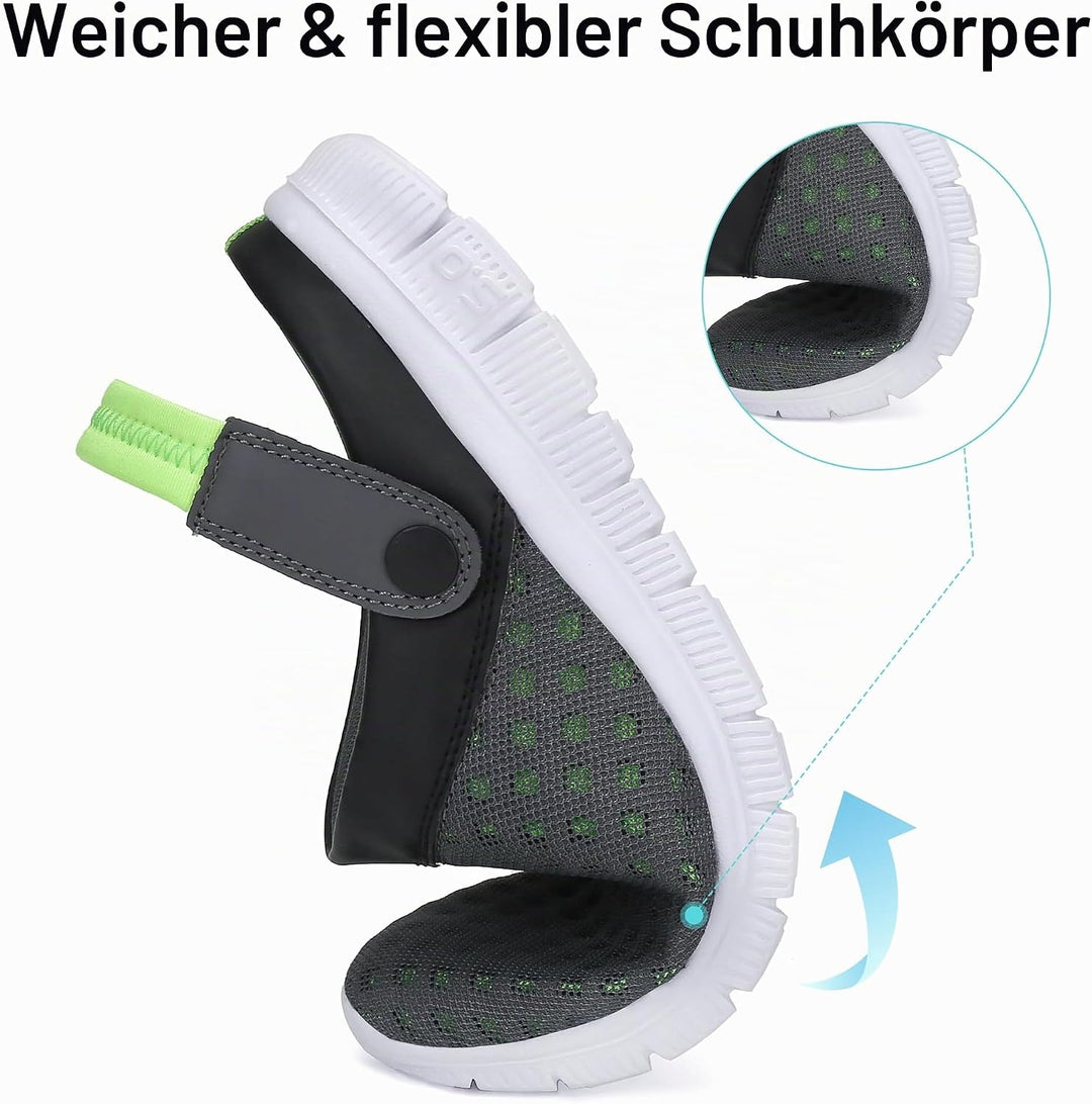 SAGUARO Unisex Clogs Sommer Hausschuhe Leicht Gartenschuhe Gr. 36-48 37 EU Grün, 37 EU Grün