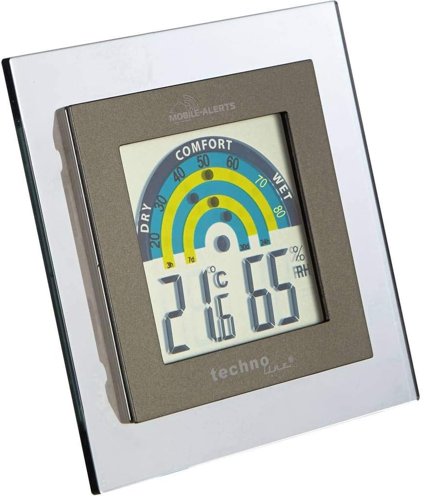 Technoline MA 10260 Zusatzsensoren -Set mit Raumklimastation für das Mobile Alerts System mit tranpa
