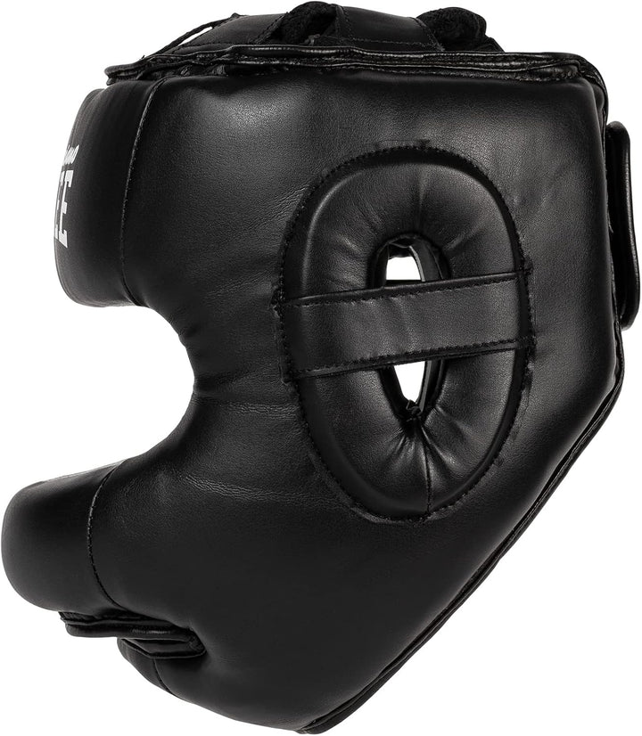 BENLEE Kopfschutz aus Kunstleder FACESAVER Schwarz S/M, Schwarz S/M