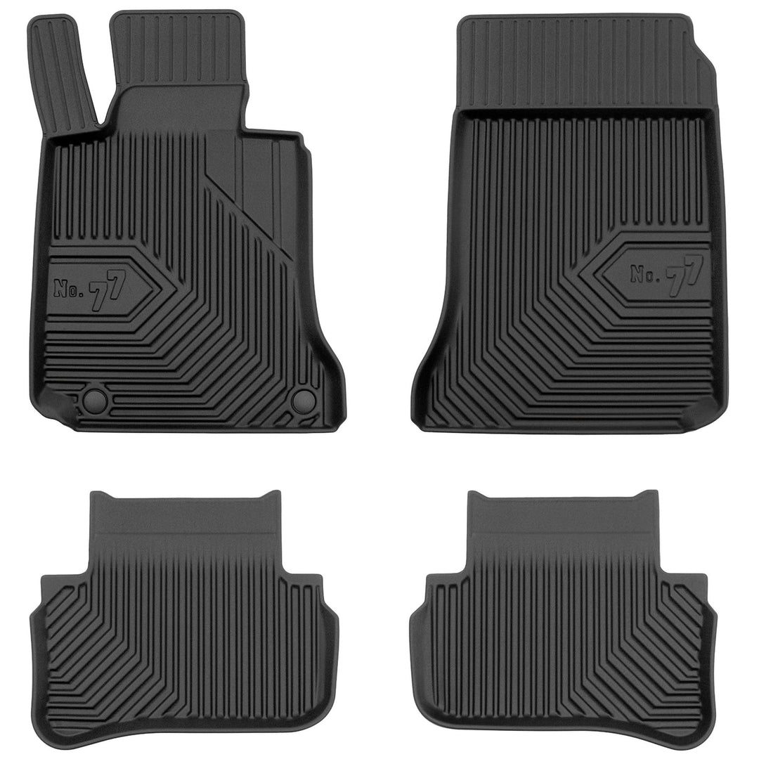 M MOTOS Gummimatten Auto Fussmatte passt für Mercedes C-Klasse W204 2007-2014 Verbessern Sie Ihren R