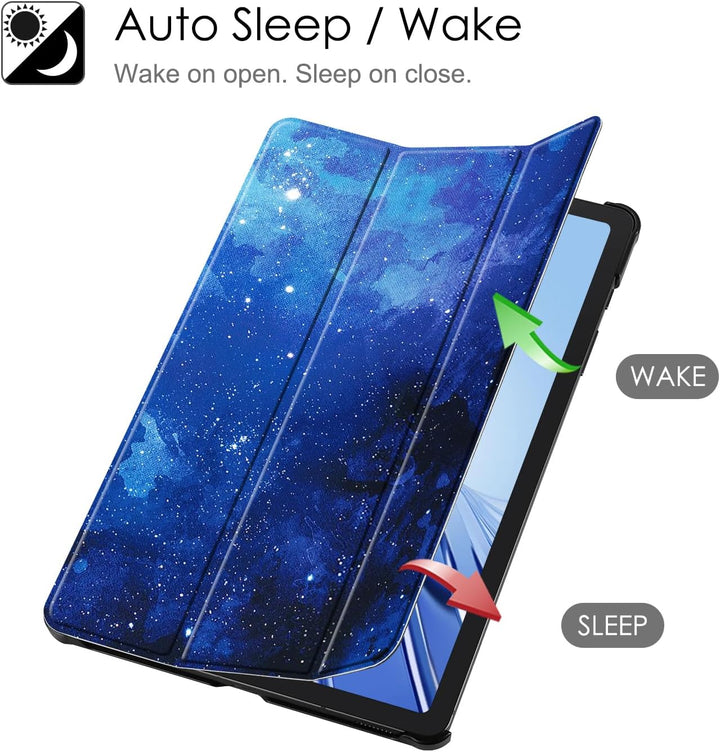 Fintie Hülle für Samsung Galaxy Tab S6 Lite - Ultra Schlank Kunstleder Schutzhülle mit Stifthalter,