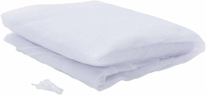 vidaXL Moskitonetz für den Aussenbereich 220 Maschen Weiss 300x300x250 cm, Moskito Netz, faltbares M