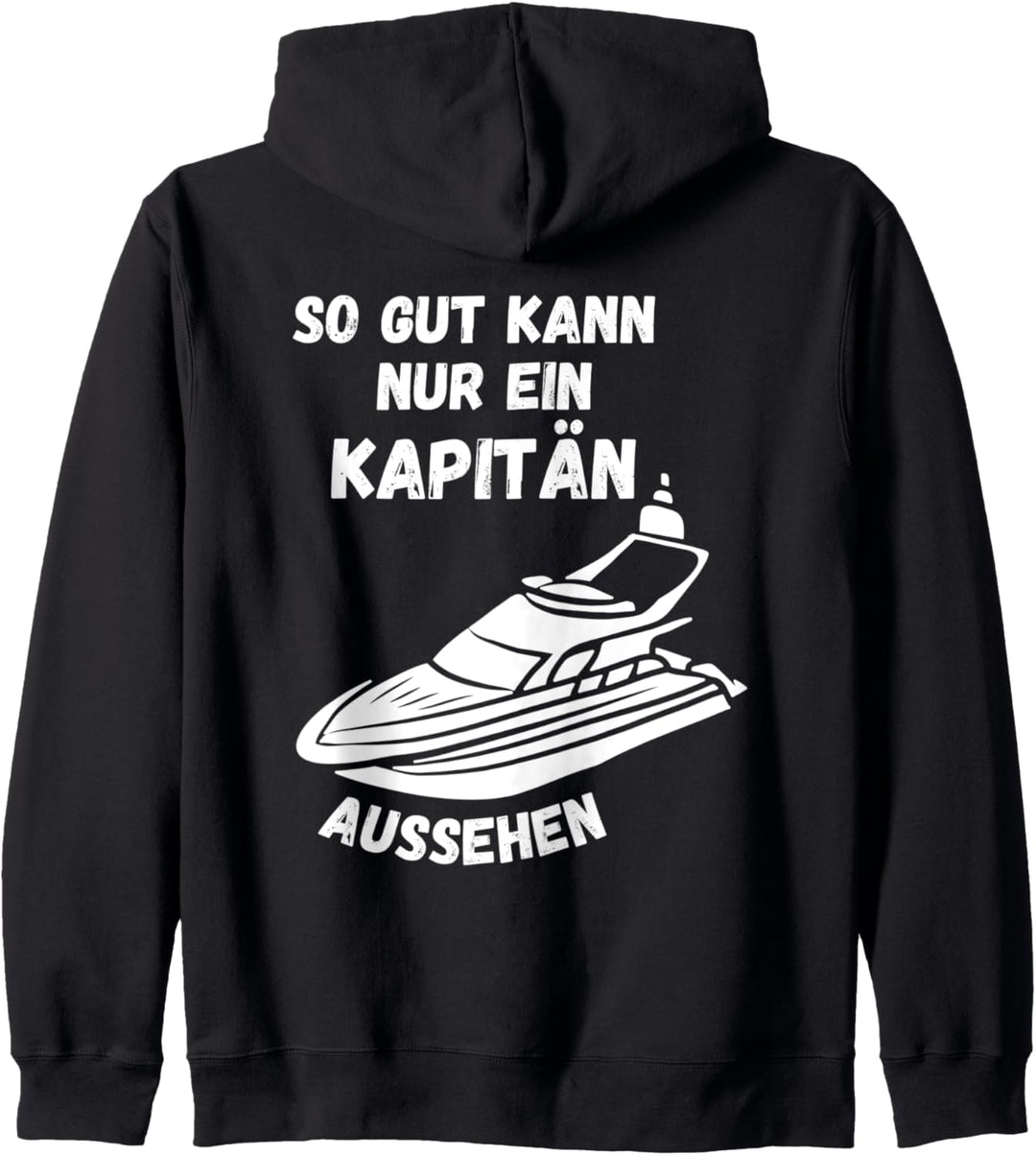 Kapitän Geschenke Bootsfahrer Boot Skipper Bootsbesitzer Kapuzenjacke