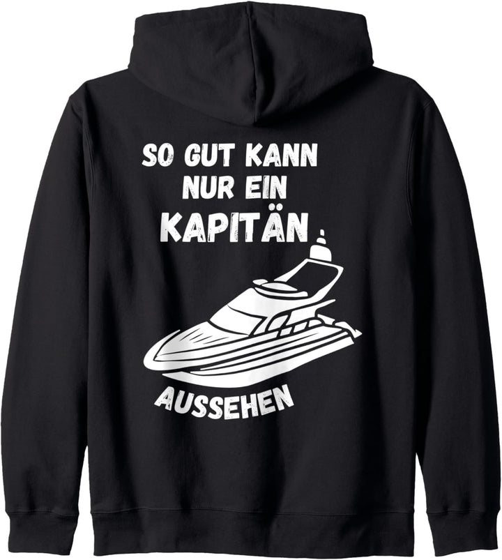 Kapitän Geschenke Bootsfahrer Boot Skipper Bootsbesitzer Kapuzenjacke