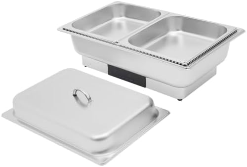 600w Chafing Dish Elektrisch, Pc-Klappdeckel, Visueller Warmhalteofen Mit Temperaturkontrolle, 9L Sp