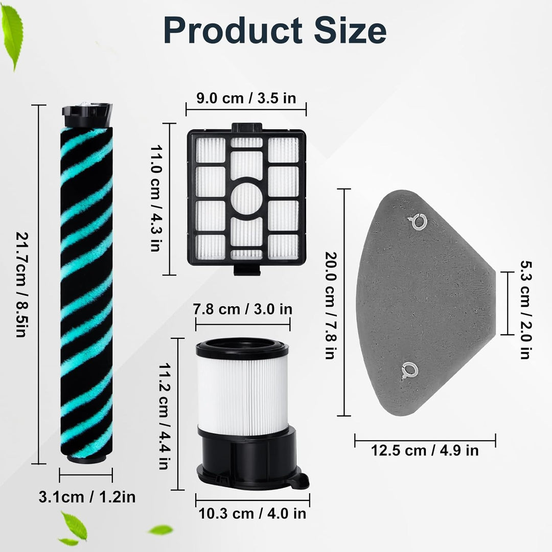 Bürstenrolle Filter Ersatzteile für Shark IP3251EUT Akku-Staubsauger, 1 Rollenbürste, 1 HEPA-Filter,