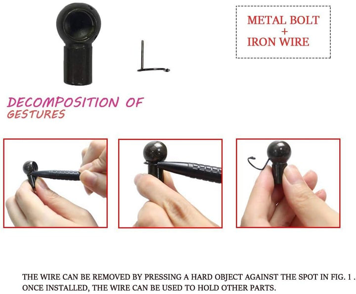 JINGLINGKJ 8196284 90452CD700 4194 Heckklappendämpfer Gasfedern 2 Stück Normalschwarz, Normalschwarz