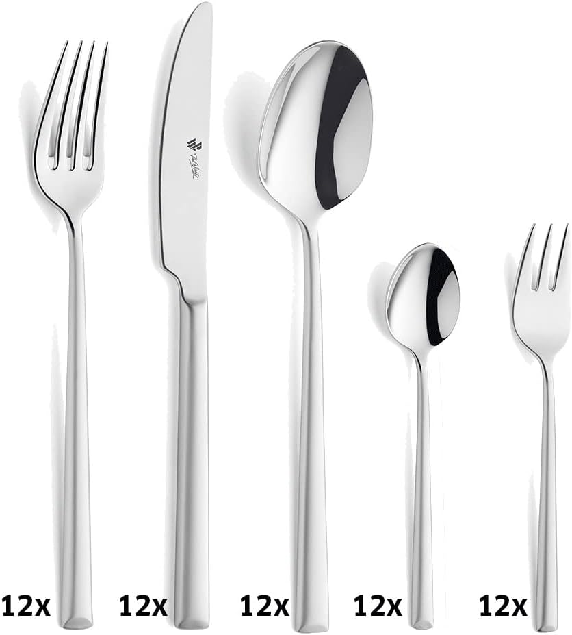 PW Besteckset 60-teilig, Vivendi Satiniert