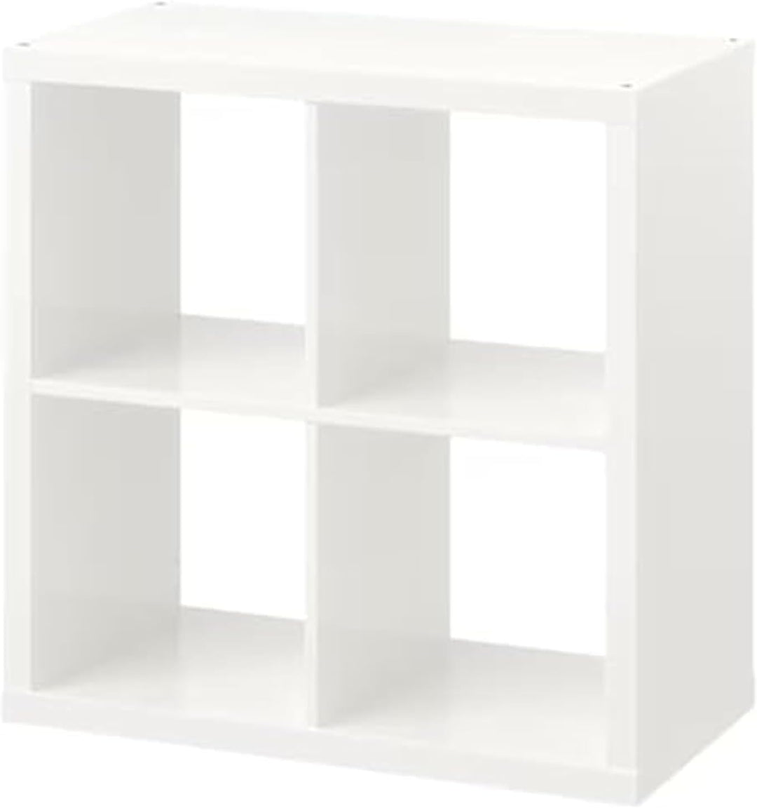 Kallax IKEA Regal – Bücherregal-4er-weiss Grösse: 77 X 77 cm, weiss-Glanz, 77x77 cm, Weiss-glanz