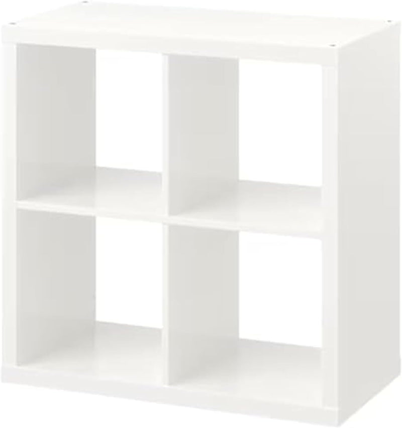 Kallax IKEA Regal – Bücherregal-4er-weiss Grösse: 77 X 77 cm, weiss-Glanz, 77x77 cm, Weiss-glanz