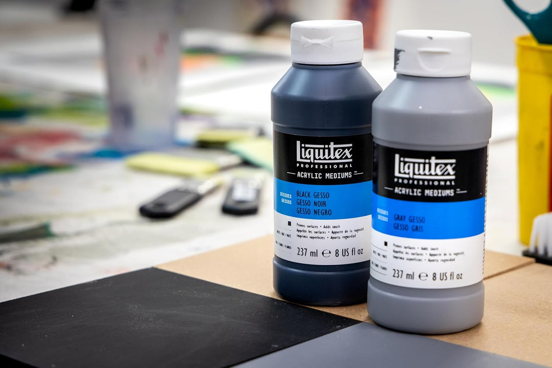 Liquitex 5336 Professional Gesso, Grundierung für Acrylfarben, Licht und Alterungsbeständiger Primer
