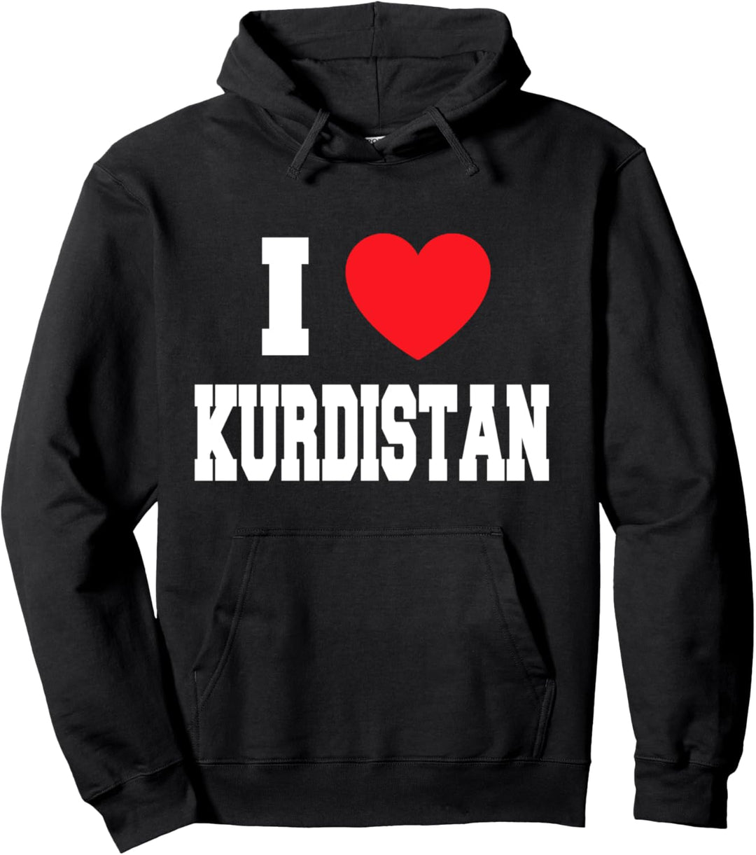 I Love Kurdistan Pullover Hoodie