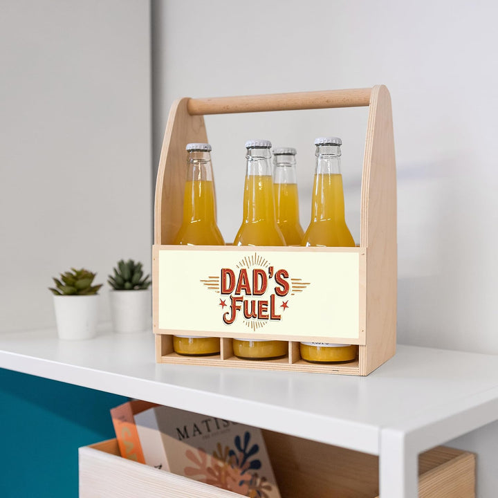 Creative Deco Flaschenträger Holz für 6 Bierflaschen | Personalisierte Geschenke Fotogeschenke Dein