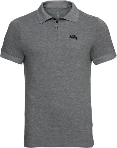 Odlo Herren Nikko_550312 Kurzarm Polo Shirt S Odlo Graphite Grey Melange, S Odlo Graphite Grey Melan