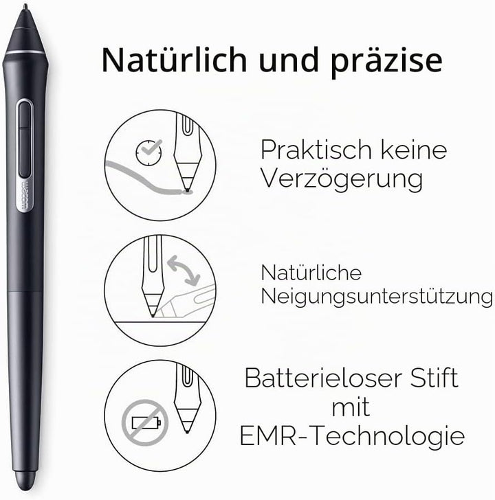 Wacom Cintiq 16 Kreativ-Stift-Display Tablet (zum Skizzieren, Illustrieren &amp; Zeichnen direkt auf dem