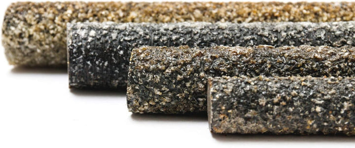 20 Stück Glasfaser/Fiberglas Pflanzstab 100cm Basalt - Sandoberfläche, langlebig, rostfrei, biegsam,