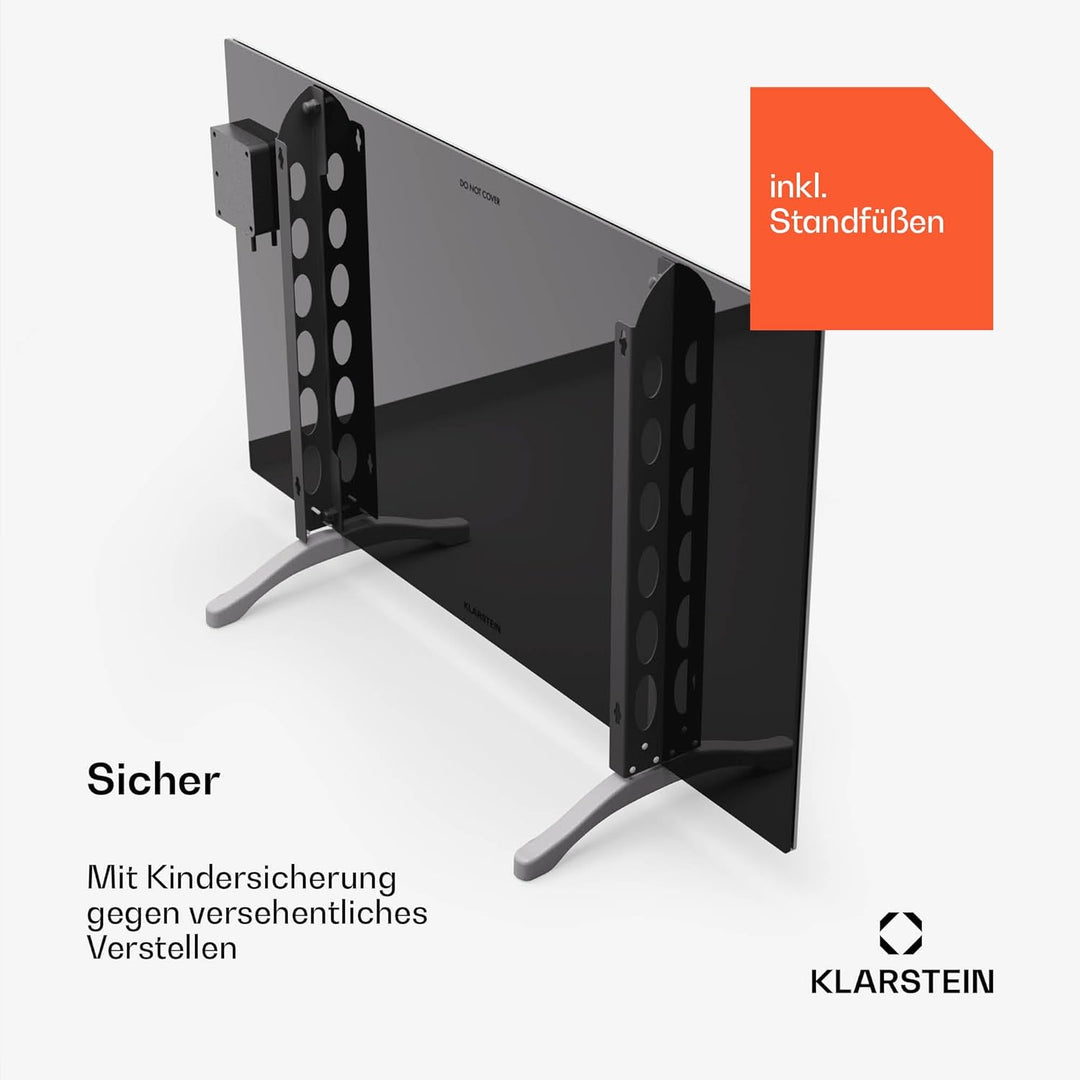 Klarstein Infrarotheizung mit Thermostat, 600W Elektroheizung, Smart Infrarotheizung zur Wandmontage