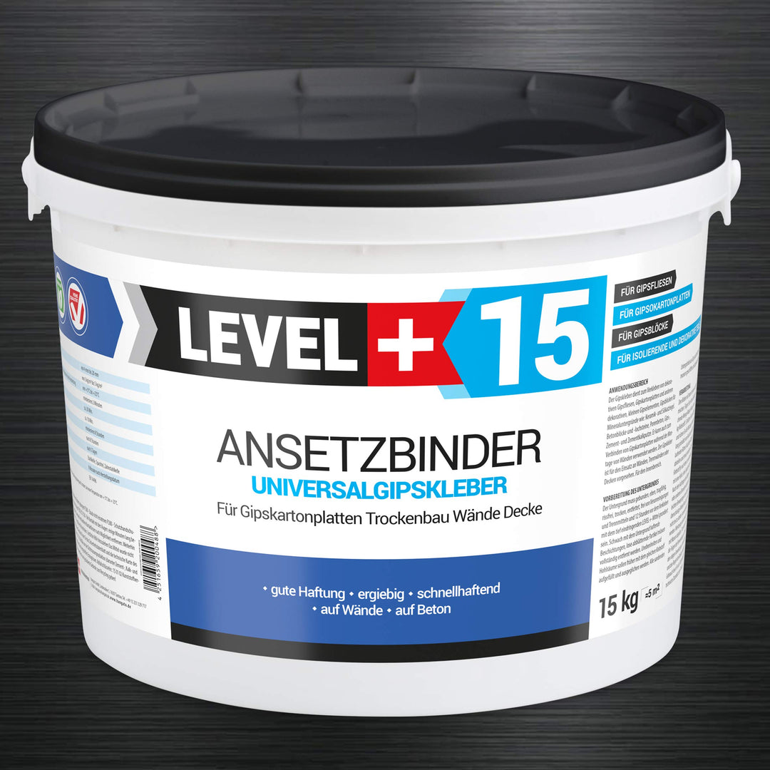 15 kg Gipskleber Ansetzgips Klinker Verblender Riemchen Steinriemchen RM15