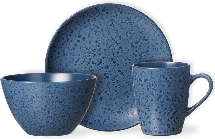 Frühstücksservice Kitwe, 12-teilig, Blau Blau Frühstücksservice, Blau Frühstücksservice